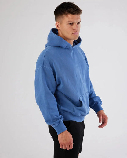 Monaco Heavyweight Hoodie Blue