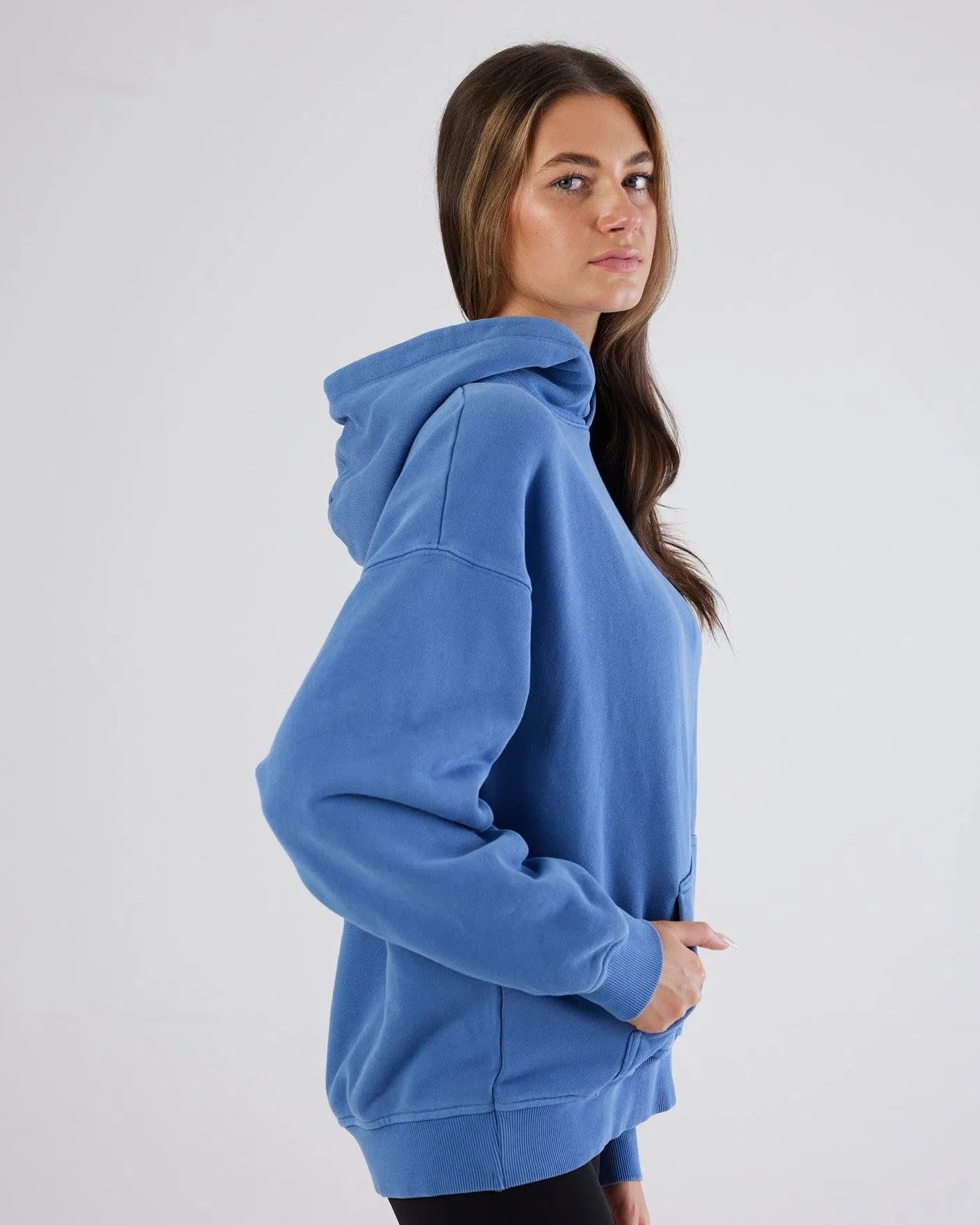 Positano Heavyweight Hoodie Blue