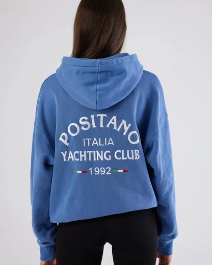 Positano Heavyweight Hoodie Blue