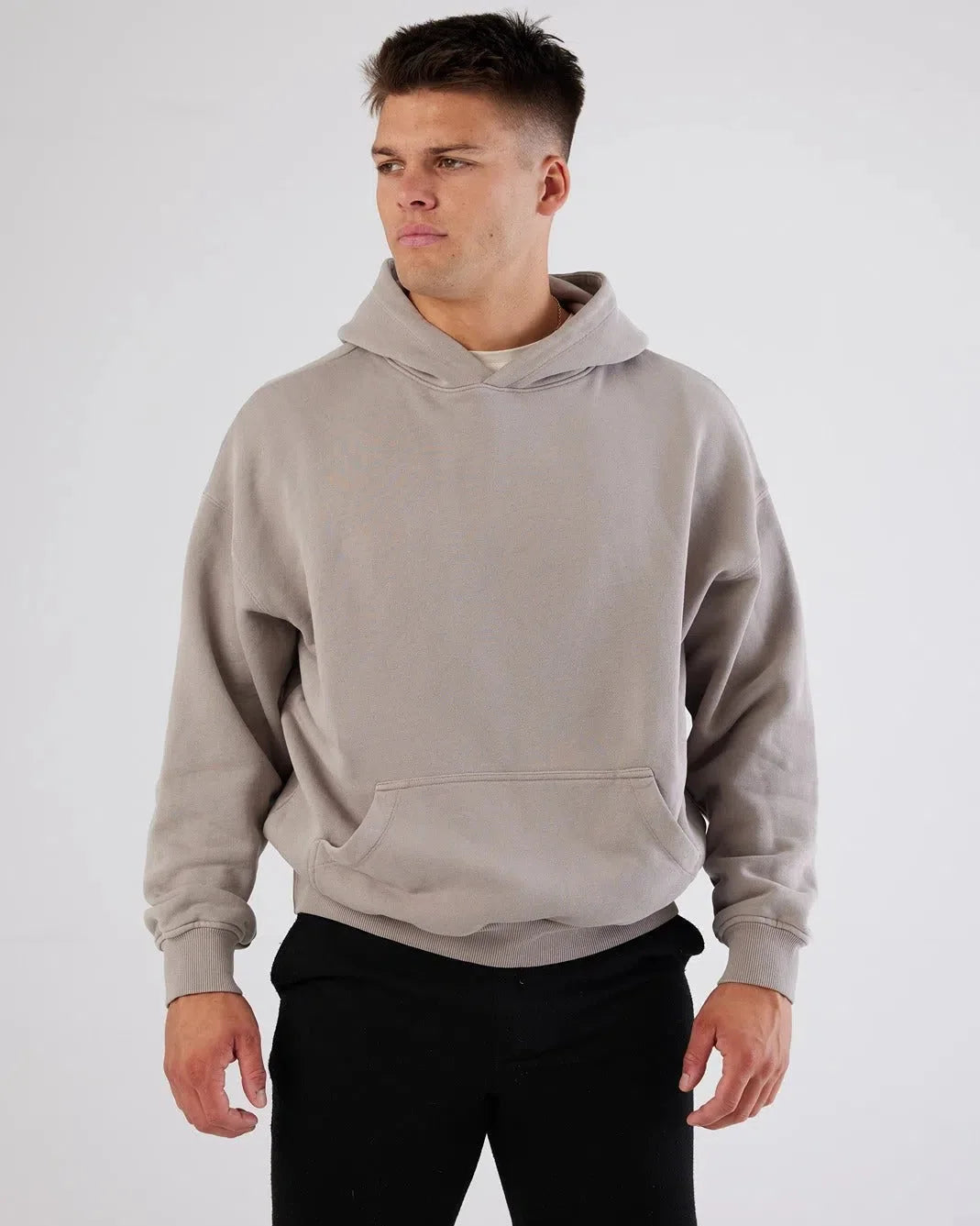 Antibes Heavyweight Hoodie Beige