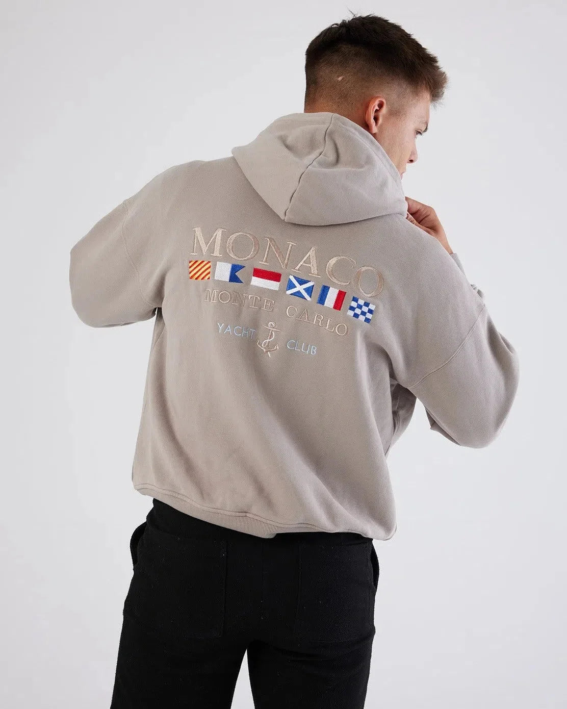 Monaco Heavyweight Hoodie Beige