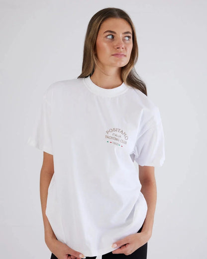 Positano Small Logo T-Shirt White