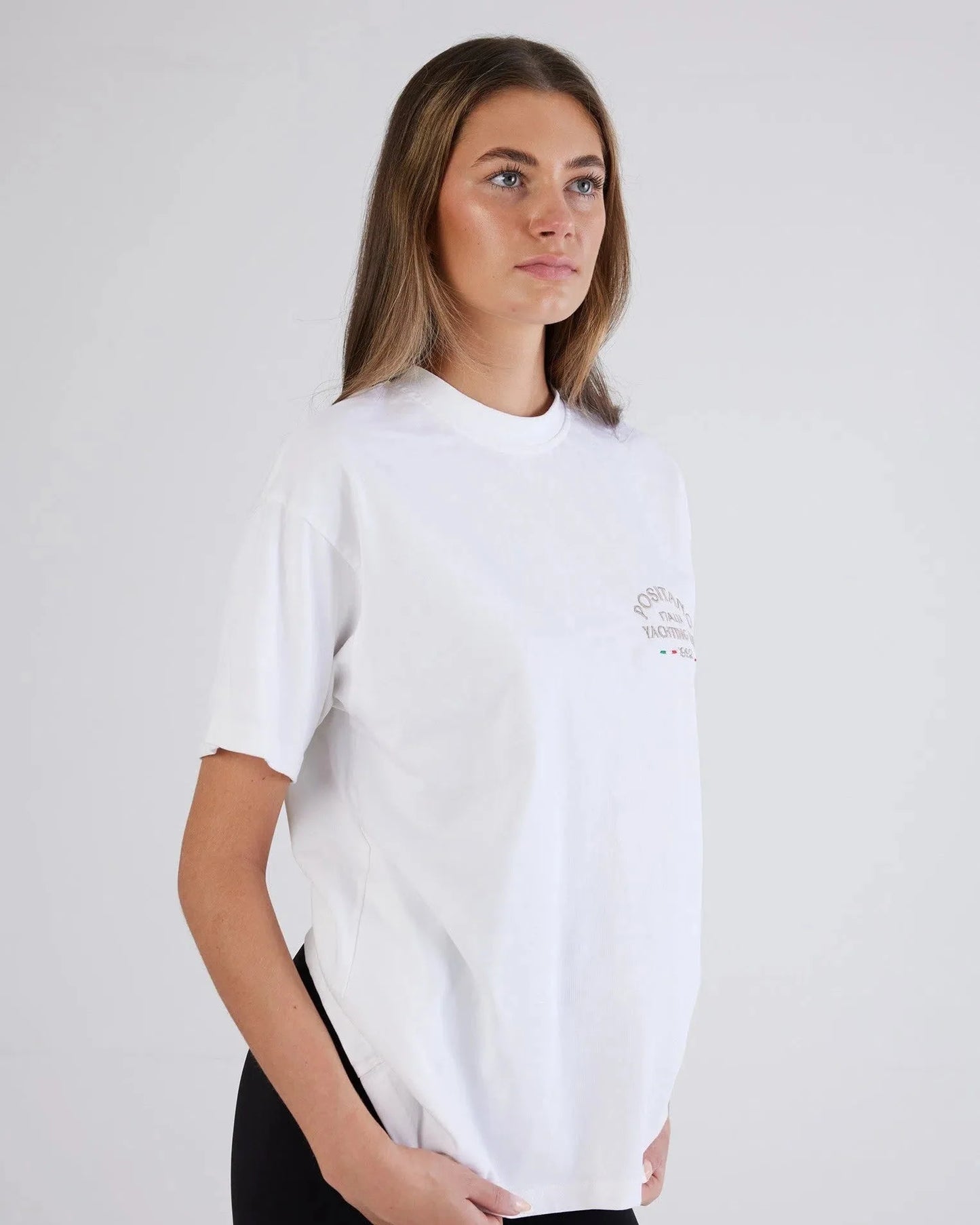 Positano Small Logo T-Shirt White