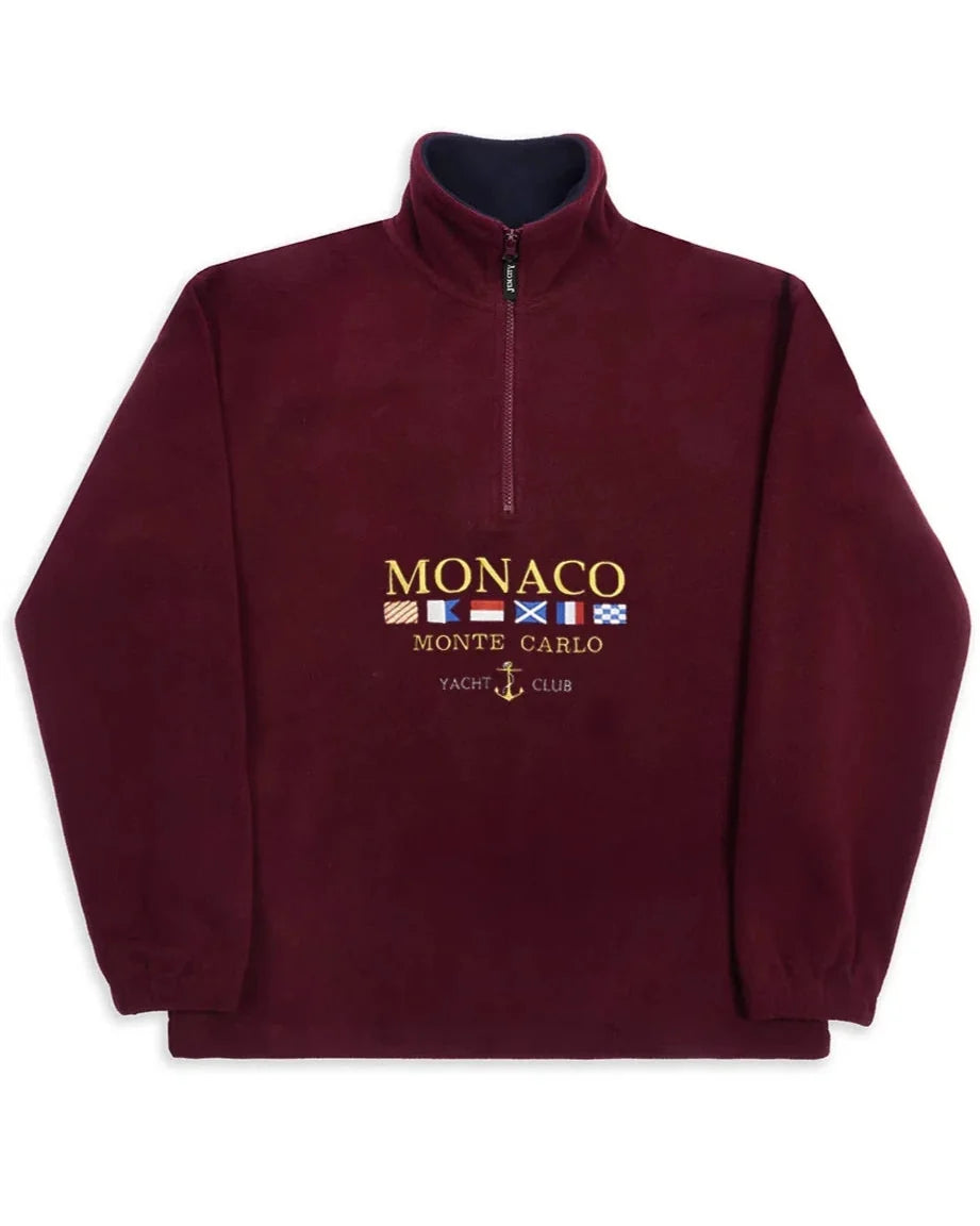 Monaco Fleece Burgundy