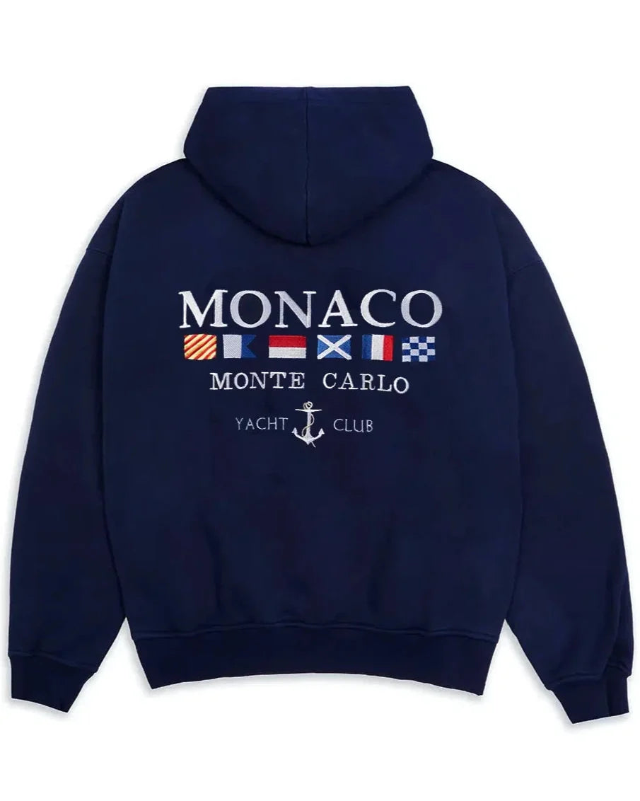 Monaco Heavyweight Hoodie Navy