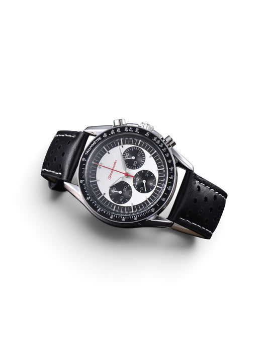 ALM Executive Chrono Leather Watch