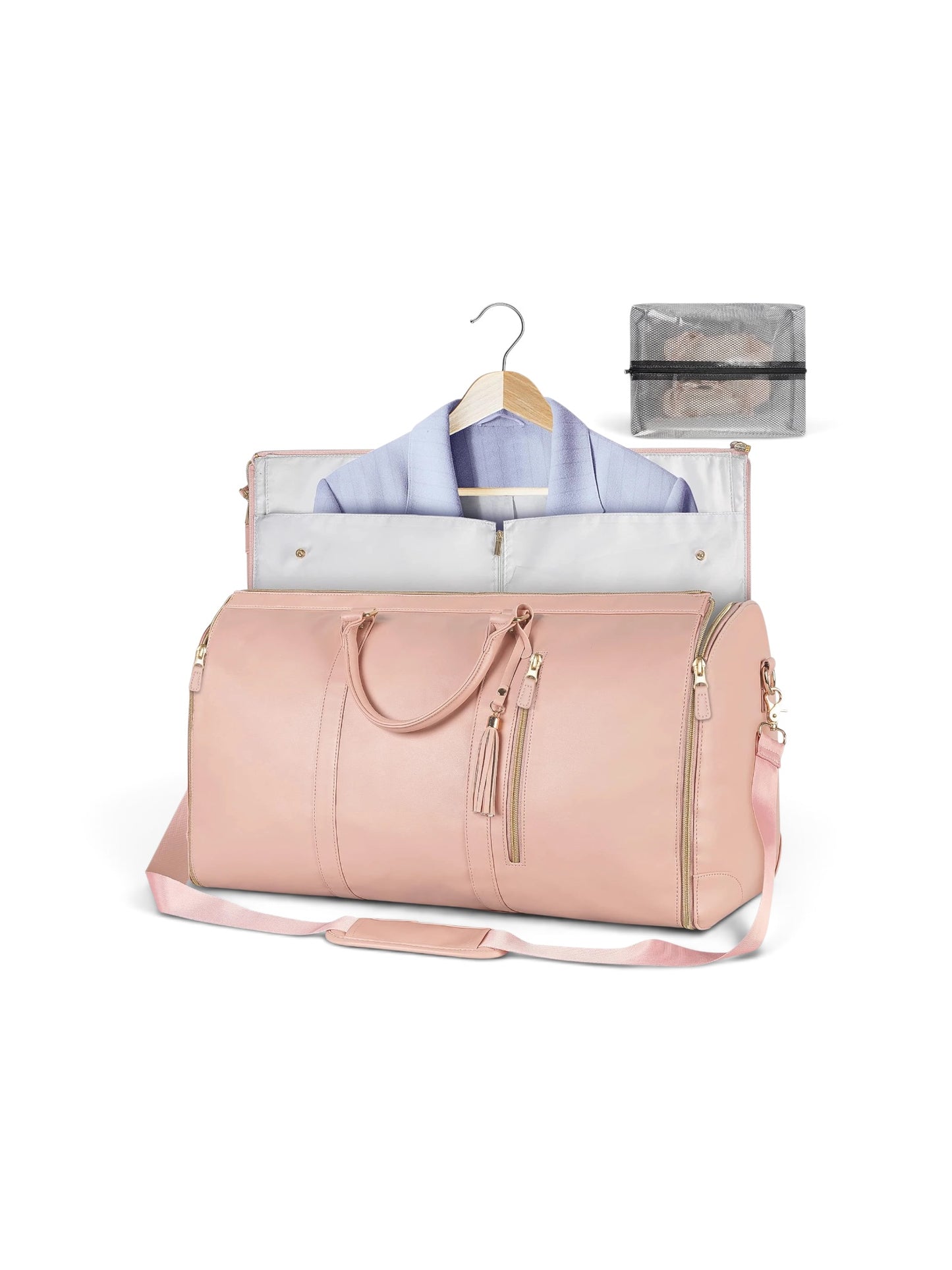 Large Capacity Waterproof Travel Duffle Bag – Women’s Foldable Suit & Weekend Bag