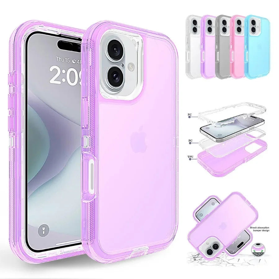 3-in-1 Heavy Duty Rugged iPhone Case