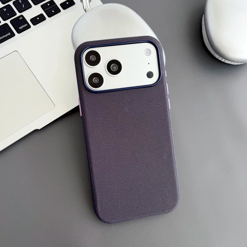 Premium Woven Magnetic Phone Case for iPhone