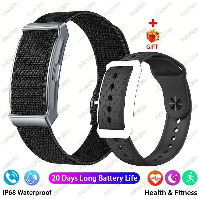 BOXUXING Screen-Free Fitness & Health Tracking Smart Wristband