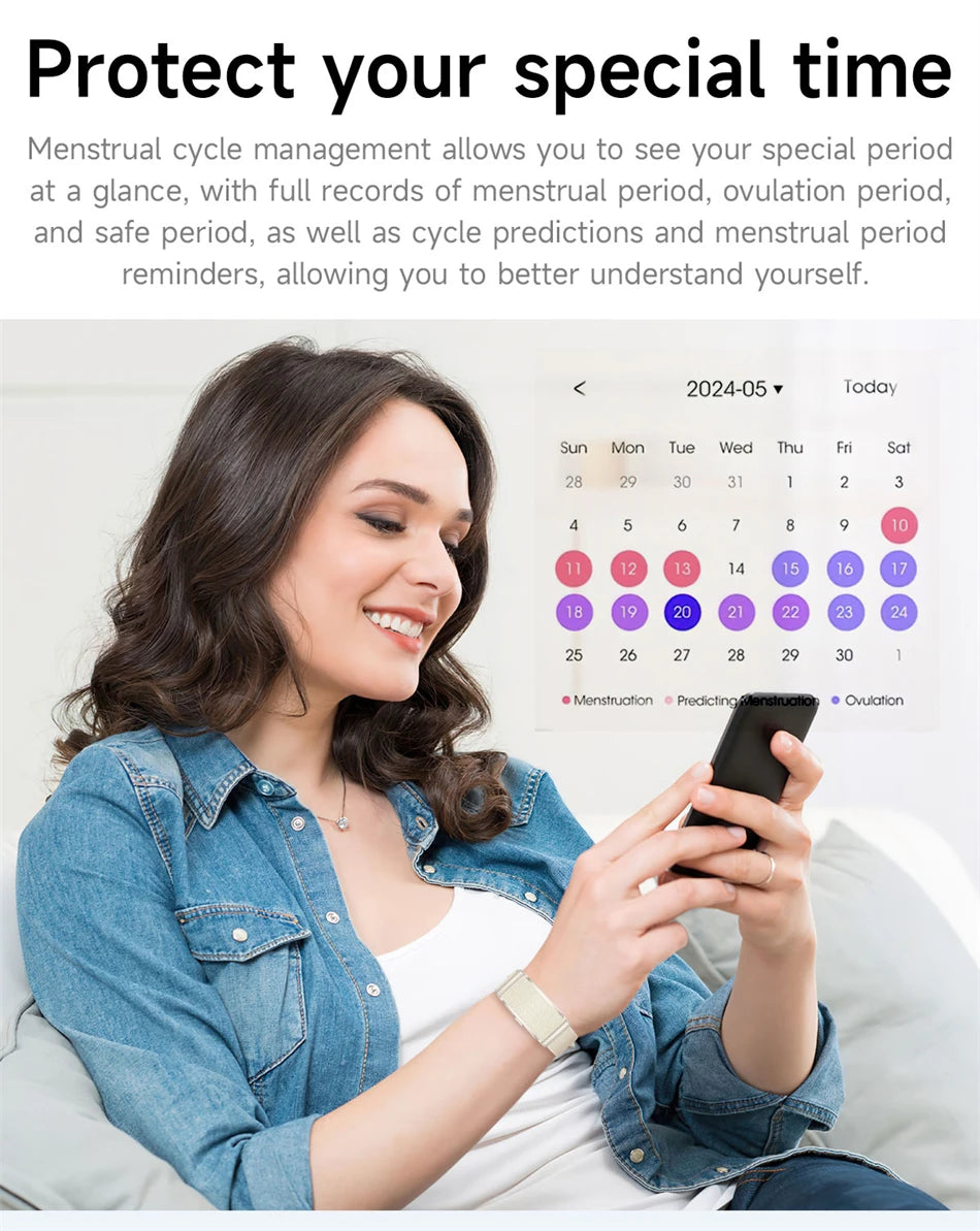 BOXUXING Screen-Free Fitness & Health Tracking Smart Wristband