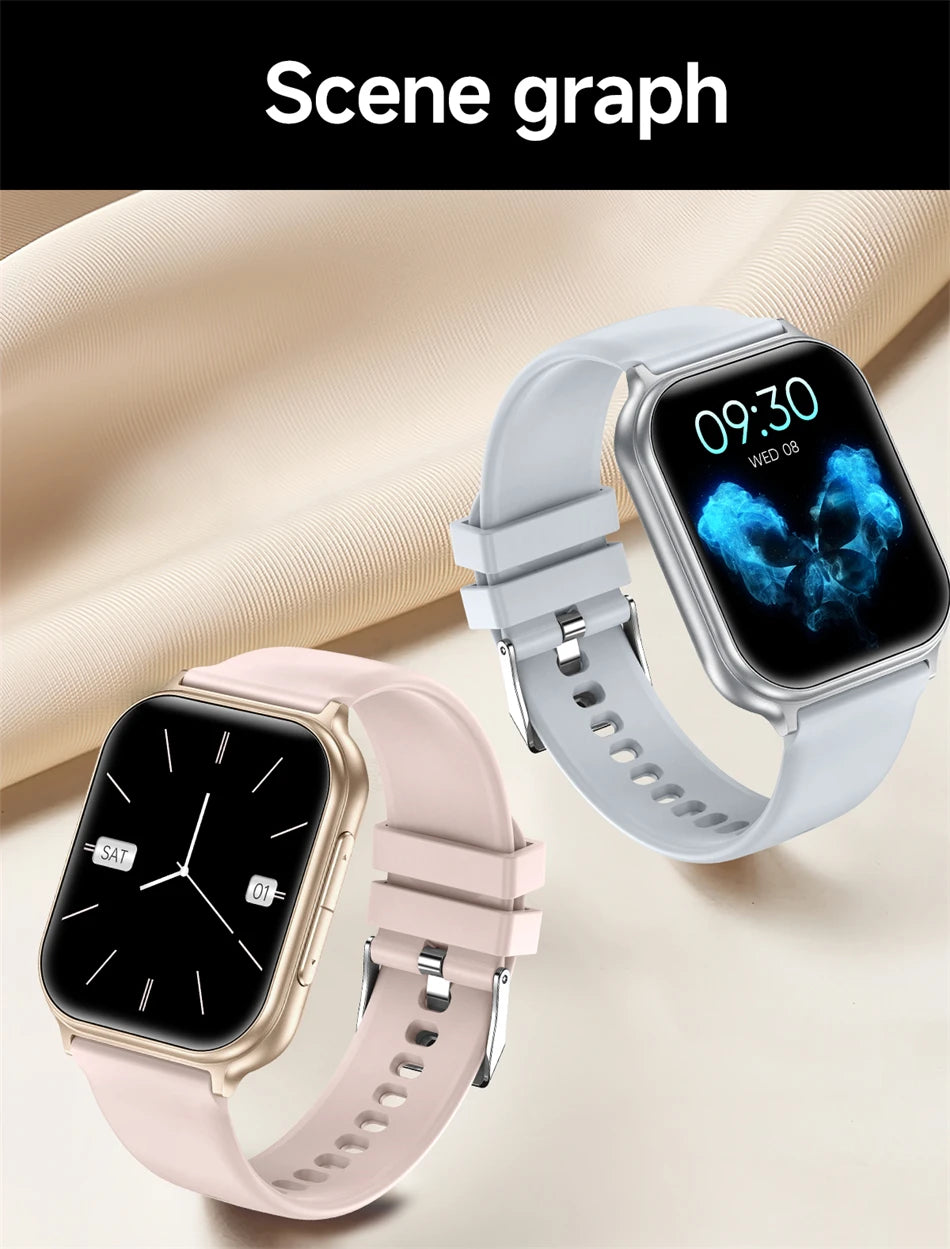BOXUXING Women’s Bluetooth Calling Fitness Smartwatch