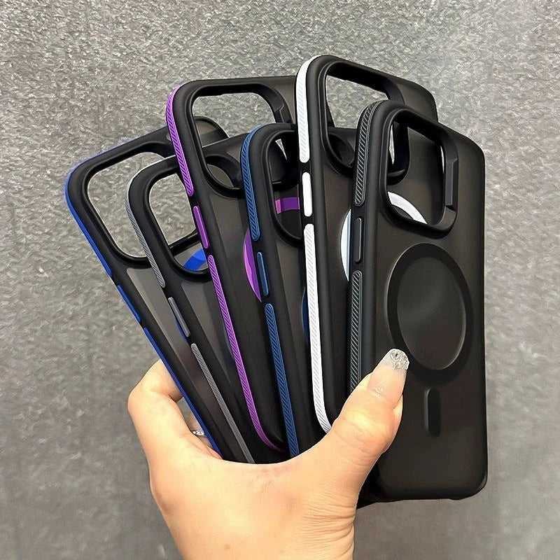 Luxury Matte MagSafe Magnetic iPhone Case