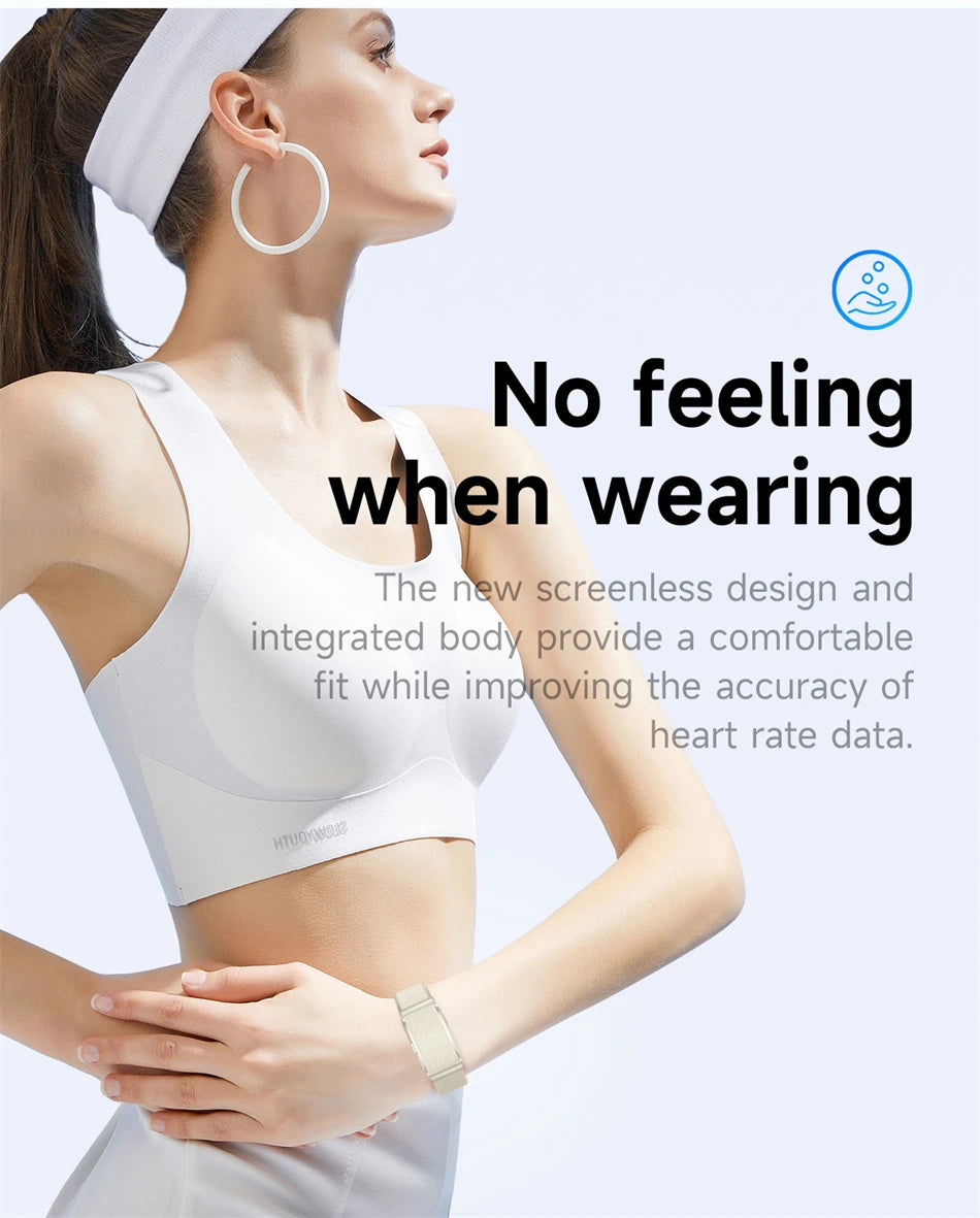 BOXUXING Screen-Free Fitness & Health Tracking Smart Wristband