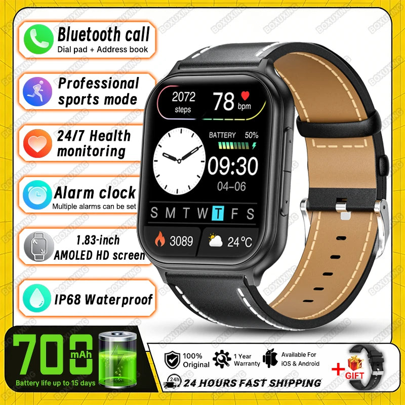 BOXUXING Women’s Bluetooth Calling Fitness Smartwatch