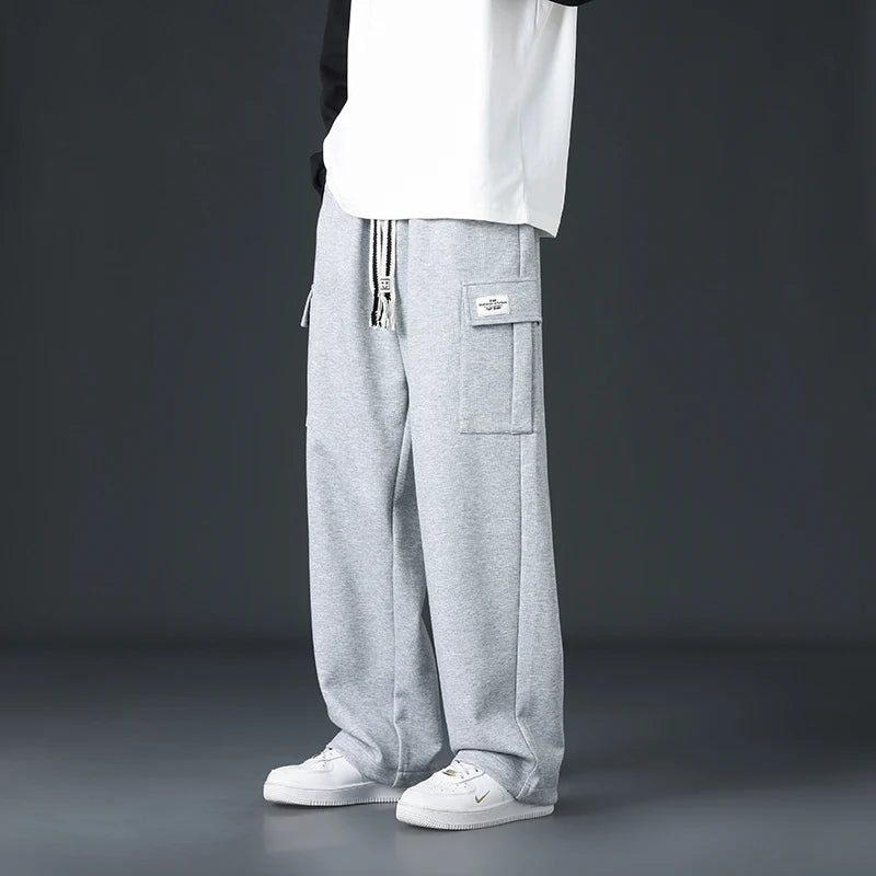Men’s Loose-Fit Wide-Leg Joggers