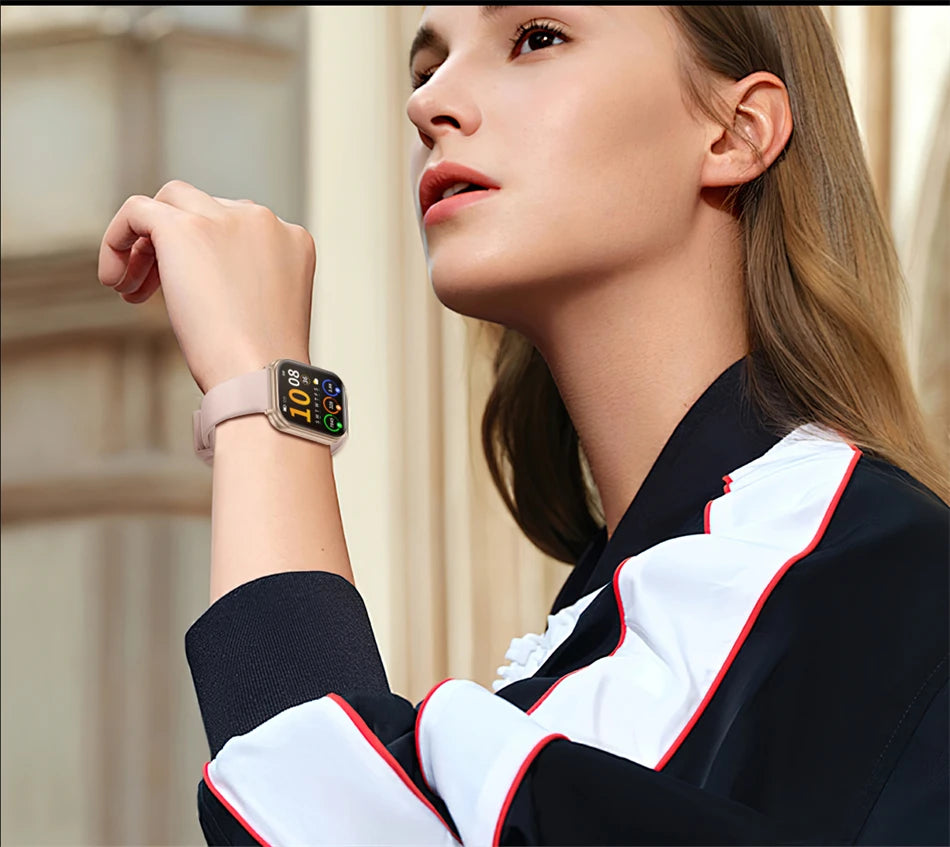 BOXUXING Women’s Bluetooth Calling Fitness Smartwatch