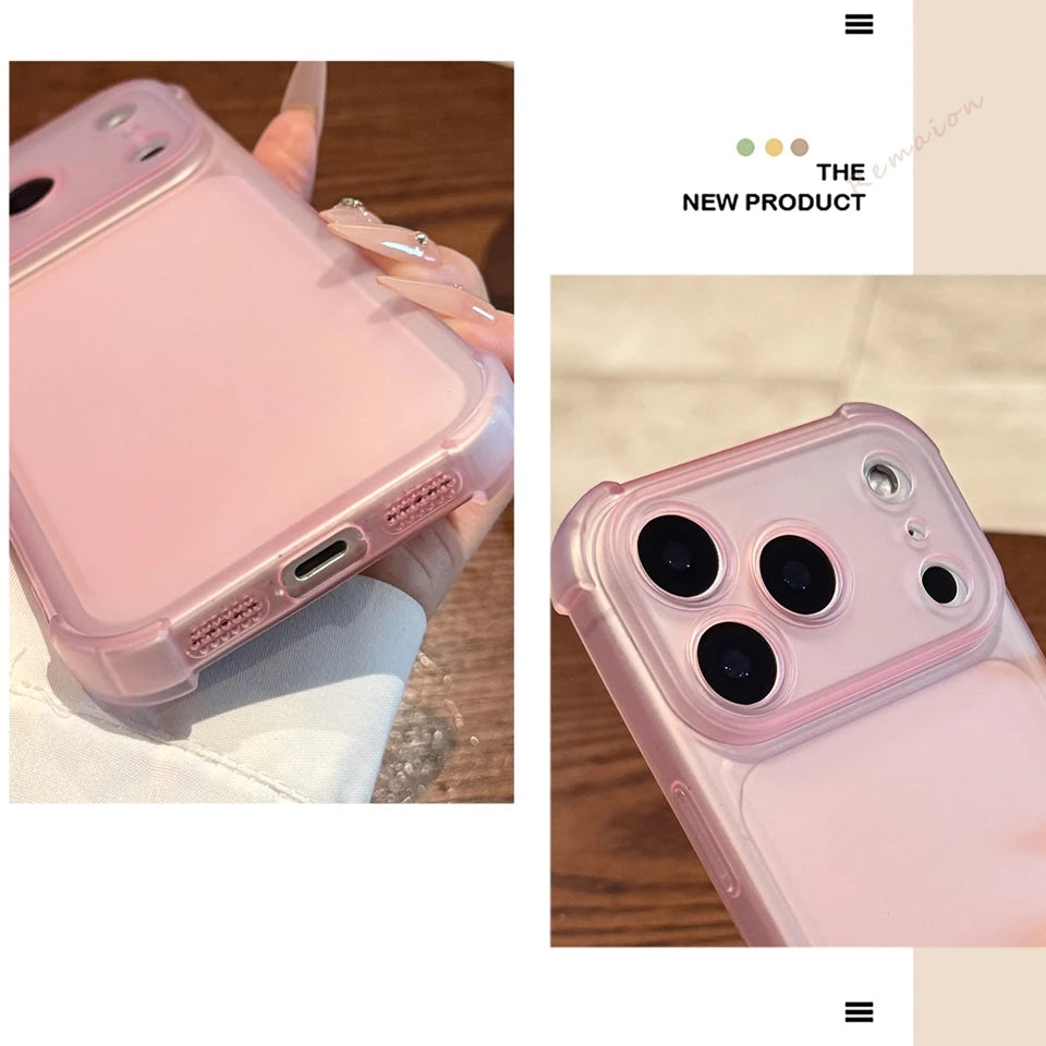 Matte Clear Protective Phone Case for iPhone
