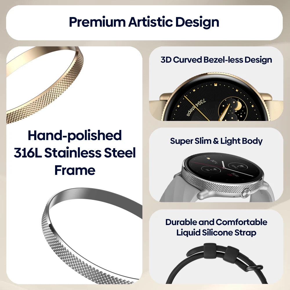 Zeblaze GTR 3 Pro AMOLED Bluetooth Calling Smartwatch