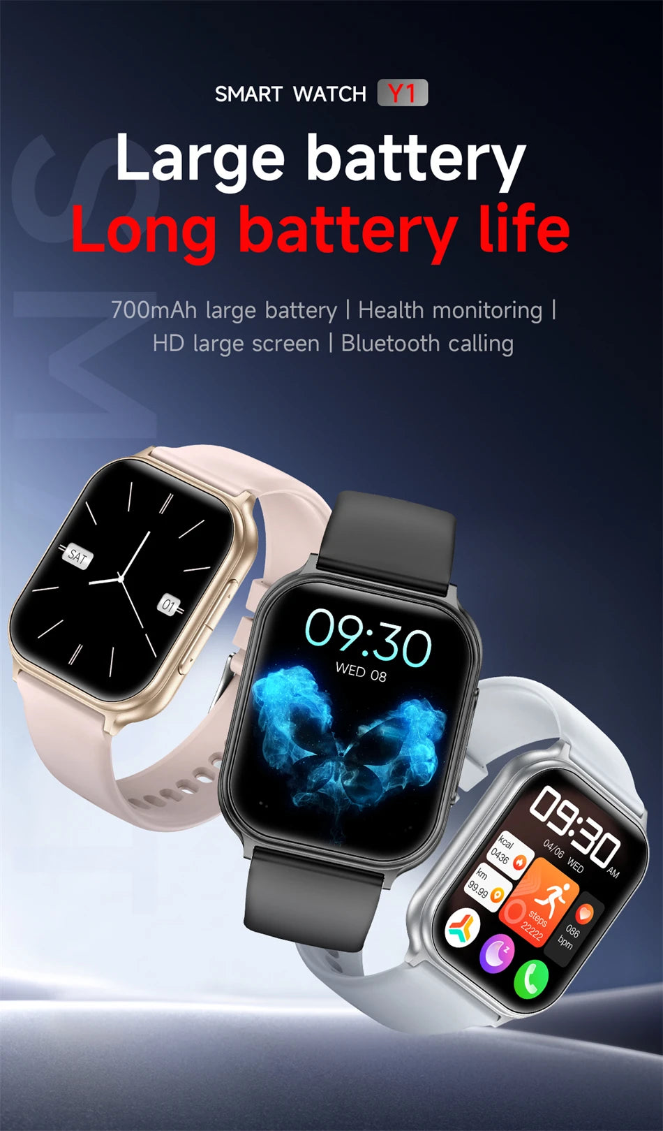 BOXUXING Women’s Bluetooth Calling Fitness Smartwatch