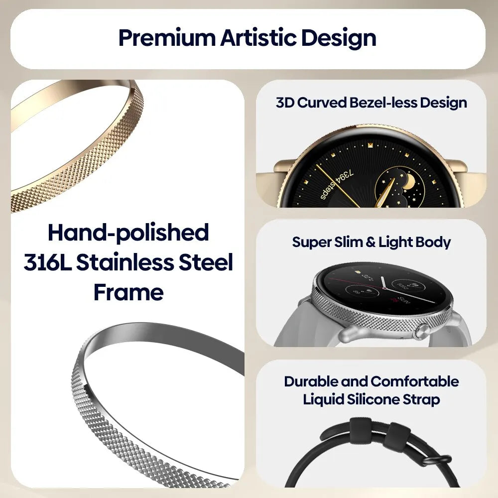 Zeblaze GTR 3 Pro AMOLED Bluetooth Calling Smartwatch