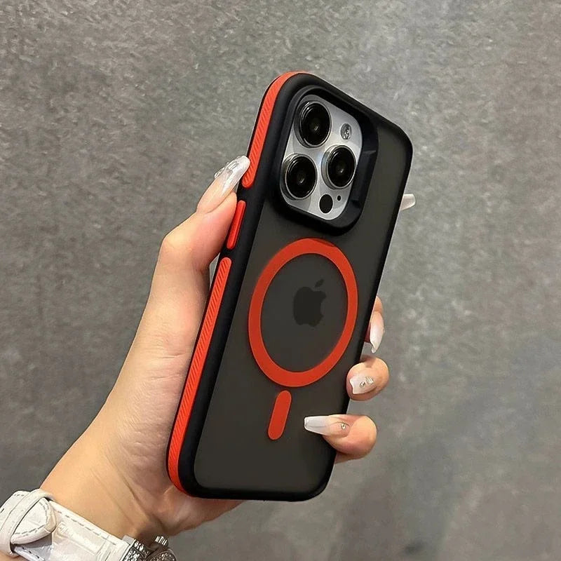 Luxury Matte MagSafe Magnetic iPhone Case