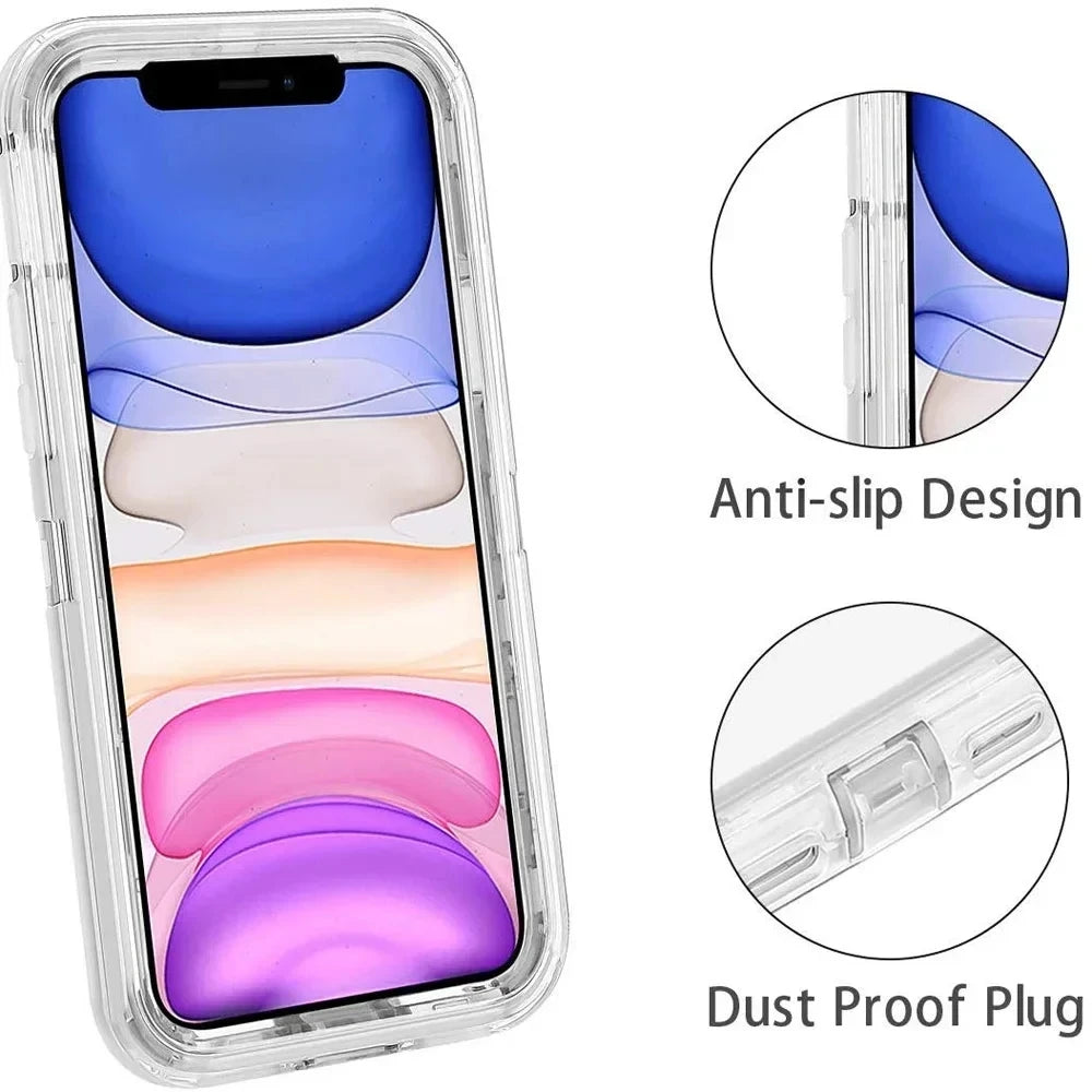 3-in-1 Heavy Duty Rugged iPhone Case