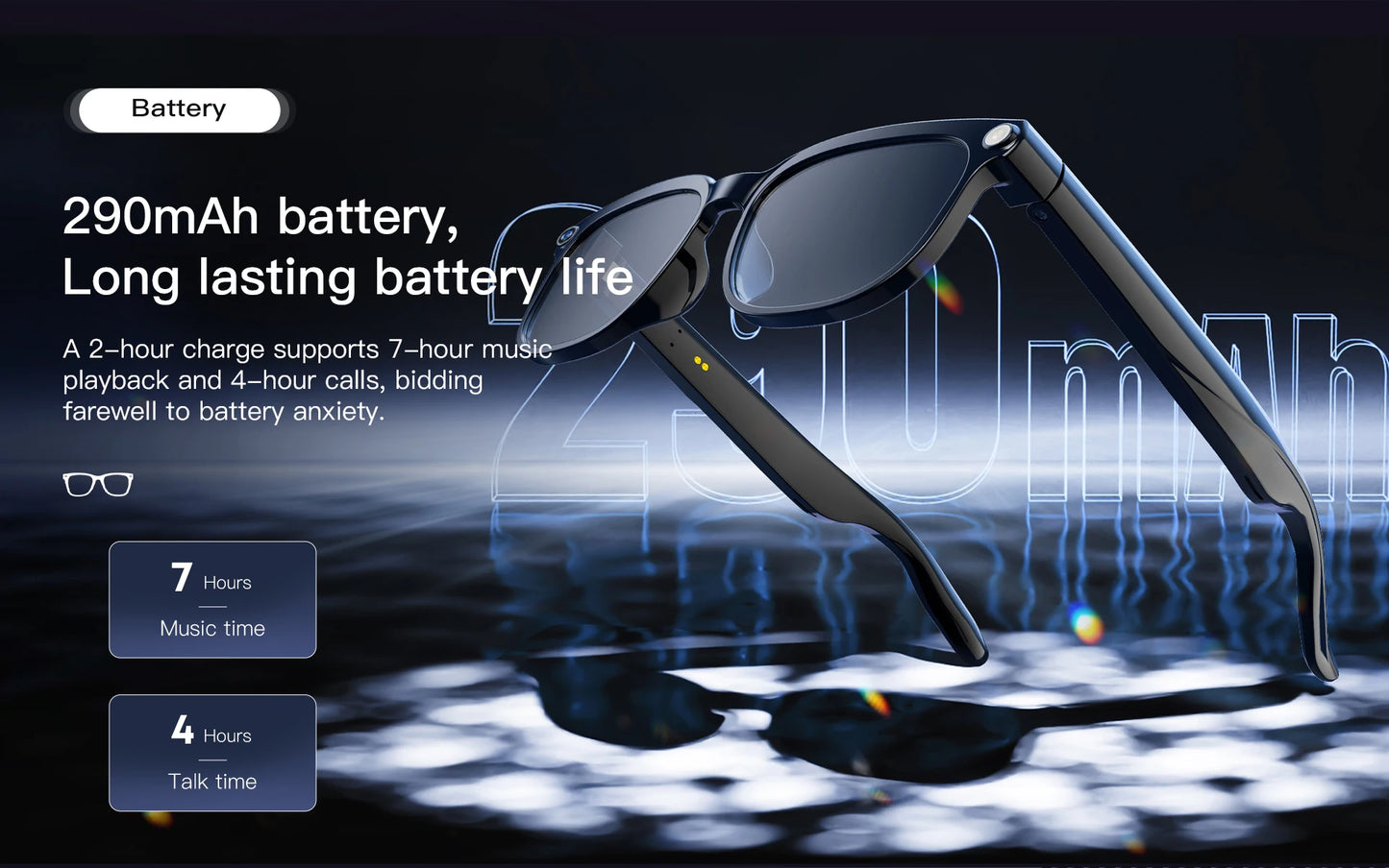 GUHUAVMI M02S AI Camera & Translation Smart Glasses