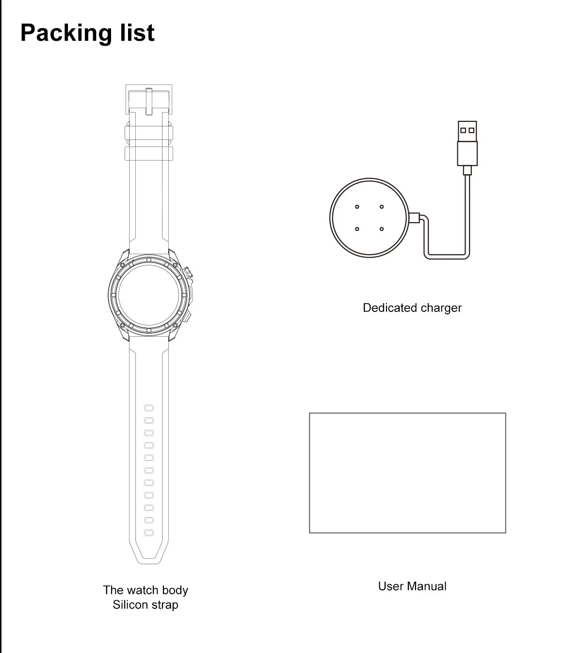 ALM Explorer Pro GPS Smartwatch – Offline Maps, 4GB Storage & 50M Waterproof