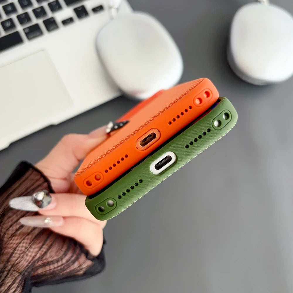 Premium Woven Magnetic Phone Case for iPhone