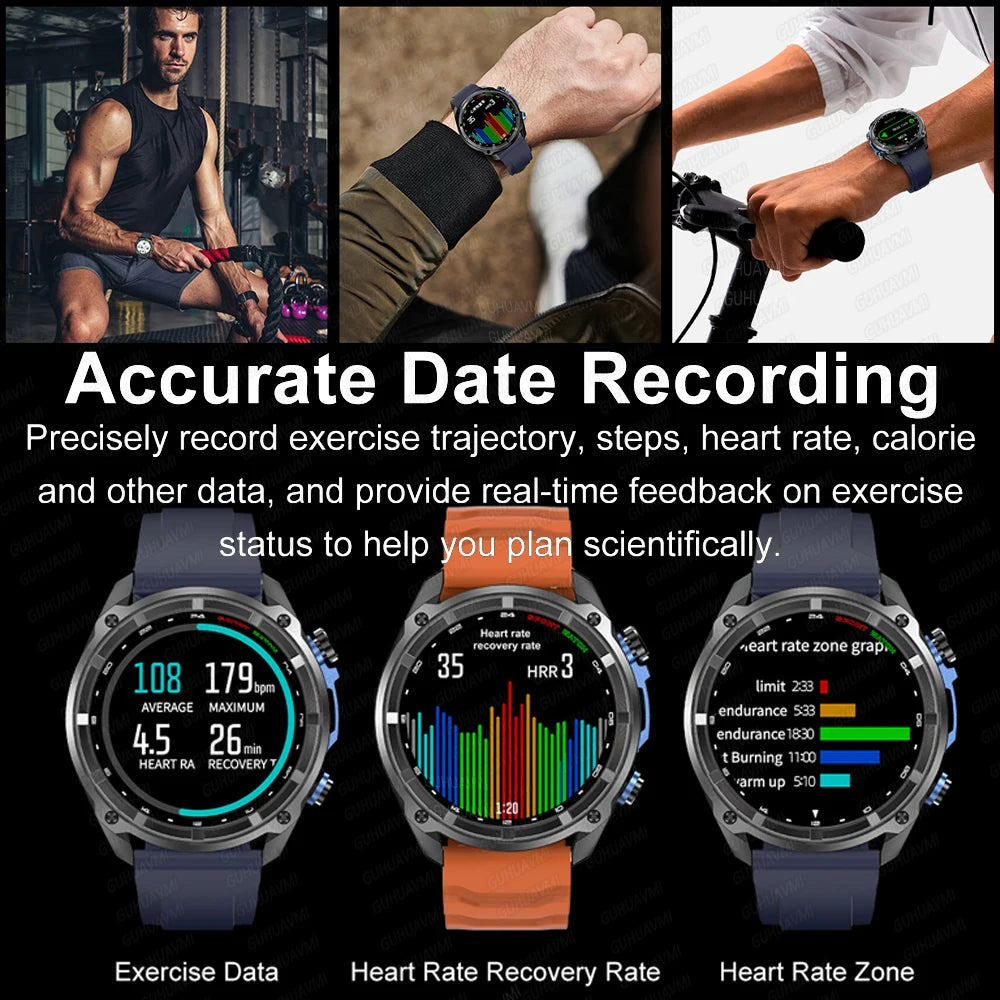 ALM Explorer Pro GPS Smartwatch – Offline Maps, 4GB Storage & 50M Waterproof