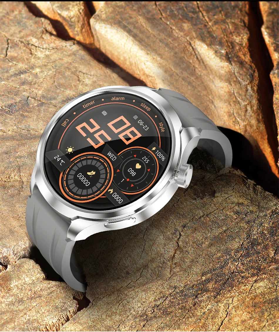 ALM TrekPro Smart Watch – 1.85” AMOLED Outdoor & Fitness Watch