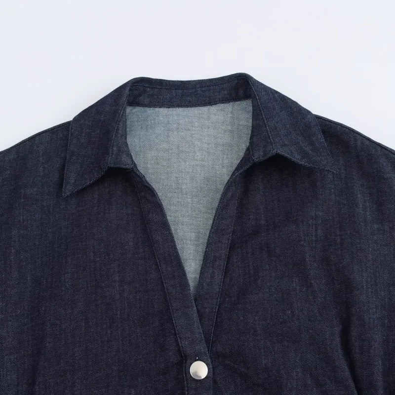 ETJ 1975 Series Women’s Denim Midi Dress