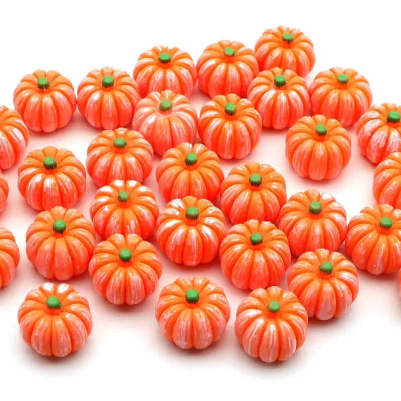 5/10Pcs Mini Resin Pumpkins Miniatures, Fall Halloween Figurines, Fairy Garden Supplies, Potted Plant Terrarium Accessories