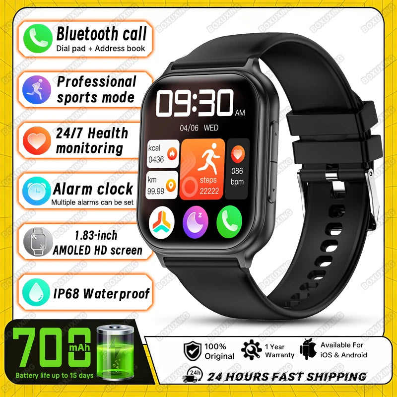 BOXUXING Women’s Bluetooth Calling Fitness Smartwatch