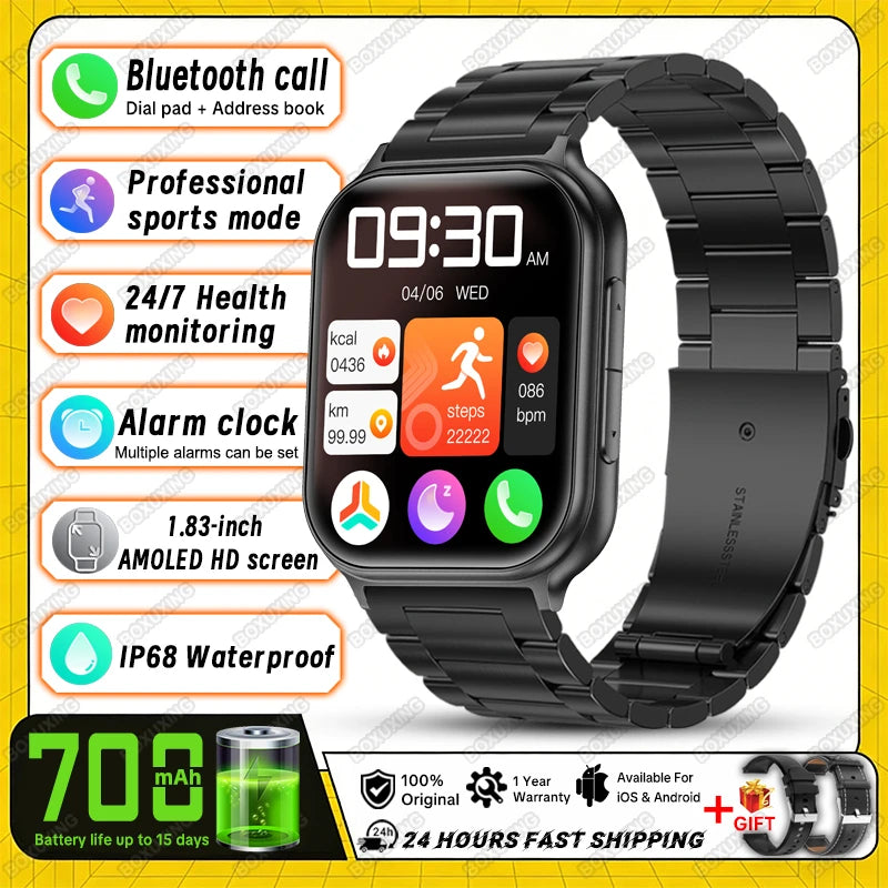 BOXUXING Women’s Bluetooth Calling Fitness Smartwatch