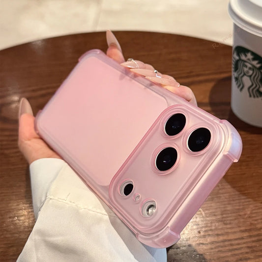 Matte Clear Protective Phone Case for iPhone