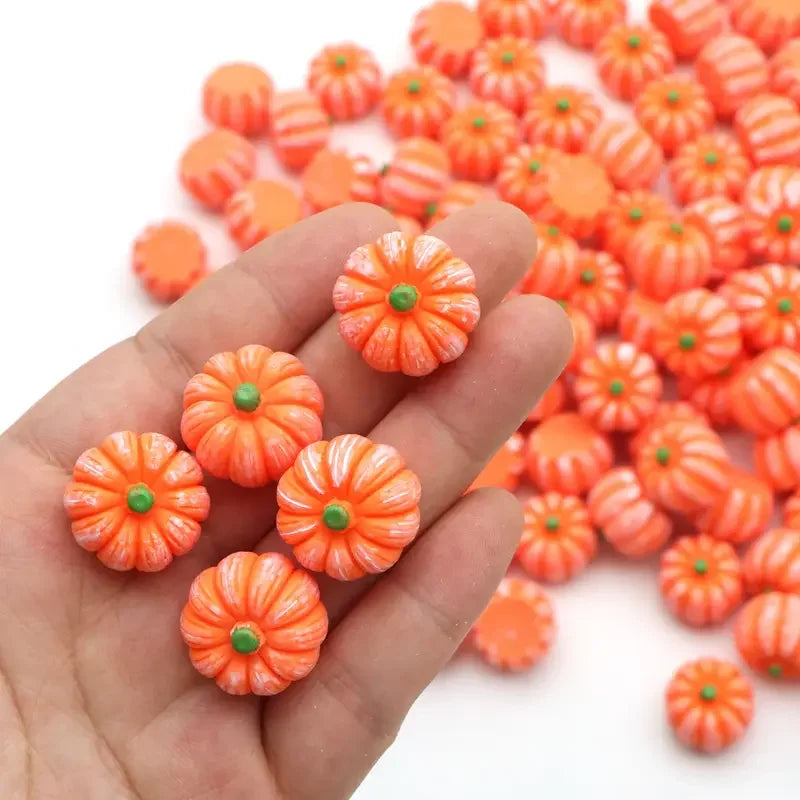 5/10Pcs Mini Resin Pumpkins Miniatures, Fall Halloween Figurines, Fairy Garden Supplies, Potted Plant Terrarium Accessories
