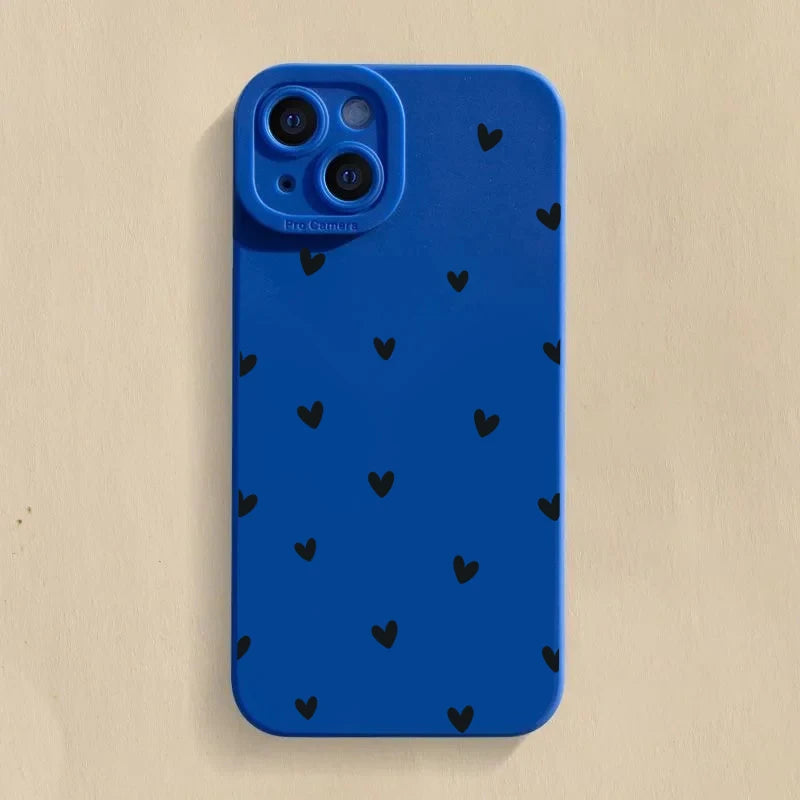 Love Heart Phone Case for iPhone – Shockproof Soft Cover