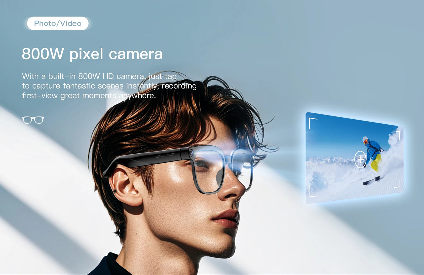 GUHUAVMI M02S AI Camera & Translation Smart Glasses