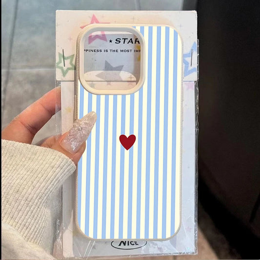 Cute Love Heart Phone Case for iPhone – Soft Protective Cover