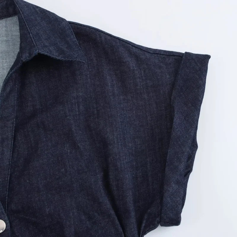 ETJ 1975 Series Women’s Denim Midi Dress