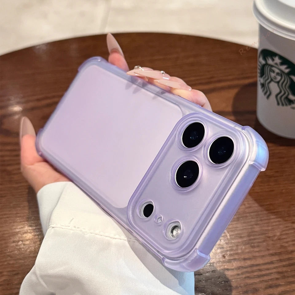 Matte Clear Protective Phone Case for iPhone