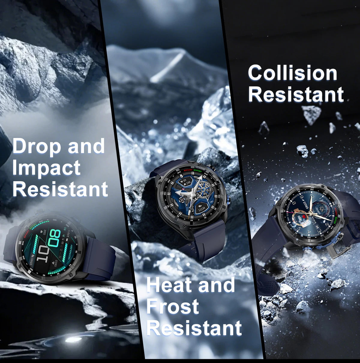ALM Explorer Pro GPS Smartwatch – Offline Maps, 4GB Storage & 50M Waterproof