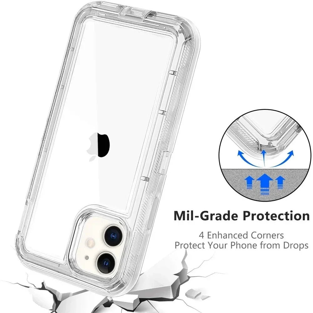 3-in-1 Heavy Duty Rugged iPhone Case
