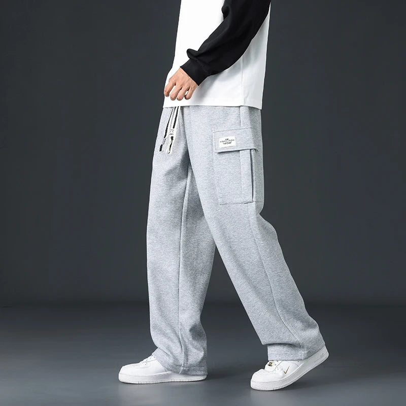 Men’s Loose-Fit Wide-Leg Joggers