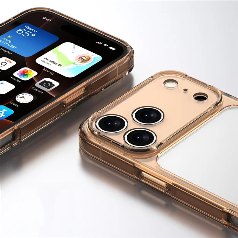 Luxury Crystal Clear Shockproof iPhone Case