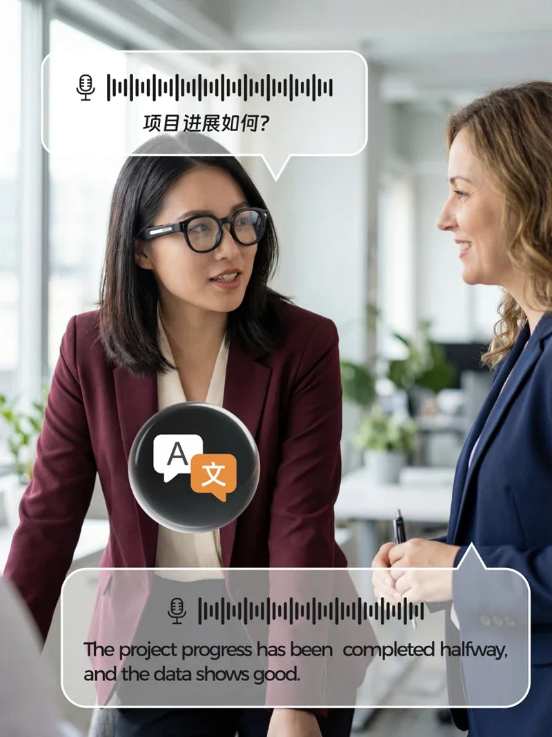 Lenovo F06 AI Smart Glasses – 4K Camera, AI Translation & Bluetooth