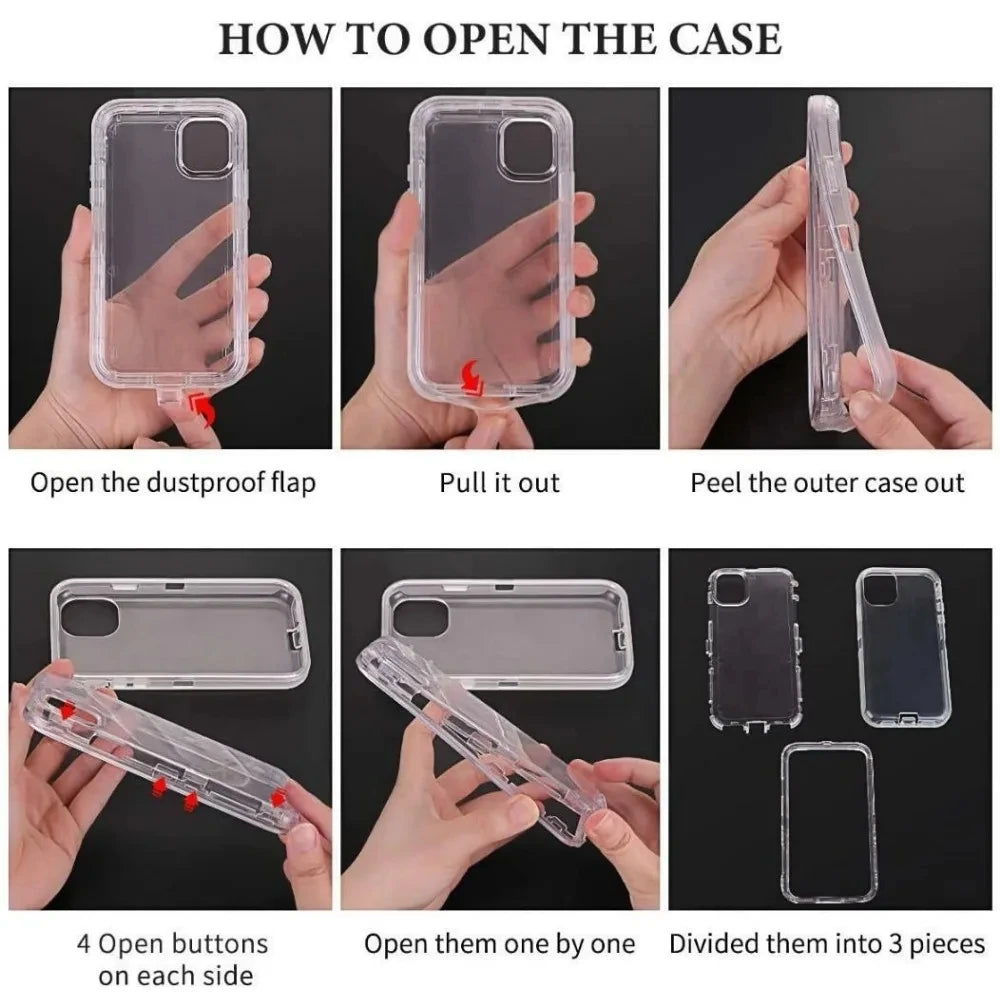 3-in-1 Heavy Duty Rugged iPhone Case