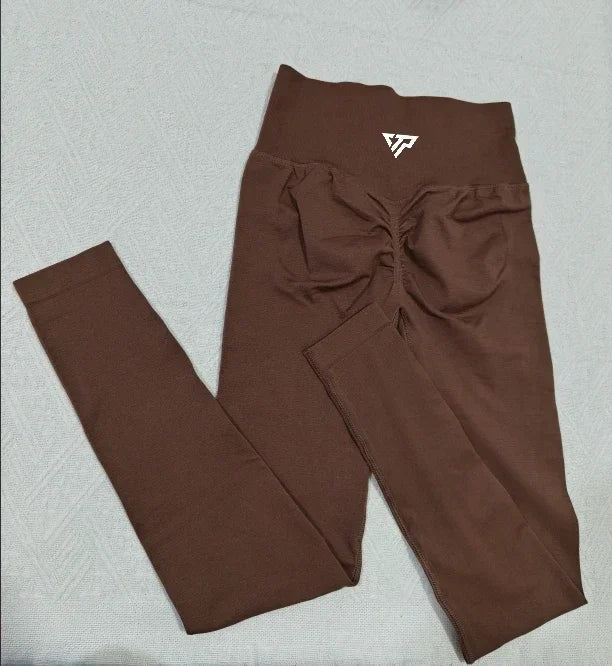 KEEP THAT PUMP Women’s Seamless Scrunch Gym Leggings